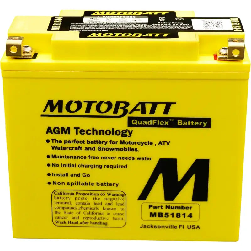 Battery Mb51814 Sealed Factory Activated - MOTOBATT