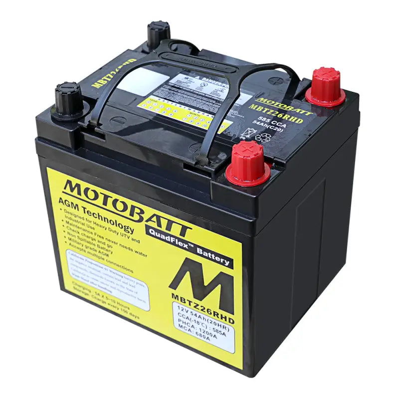 Battery Mbtz26rhd Sealed Factory Activated - MOTOBATT