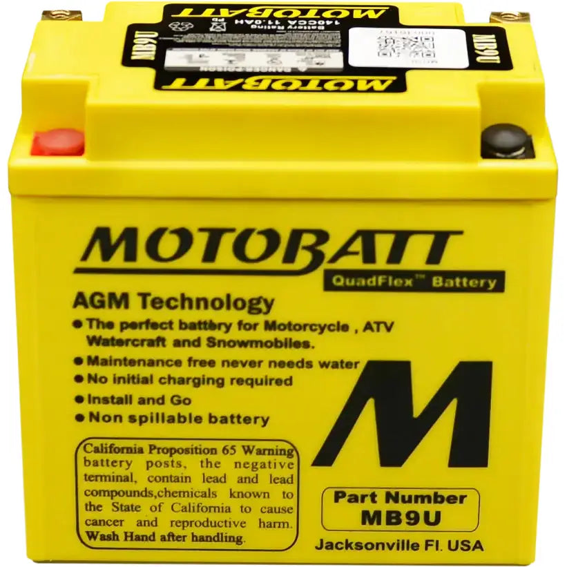 Battery Mb9uhd Sealed Factory Activated - MOTOBATT