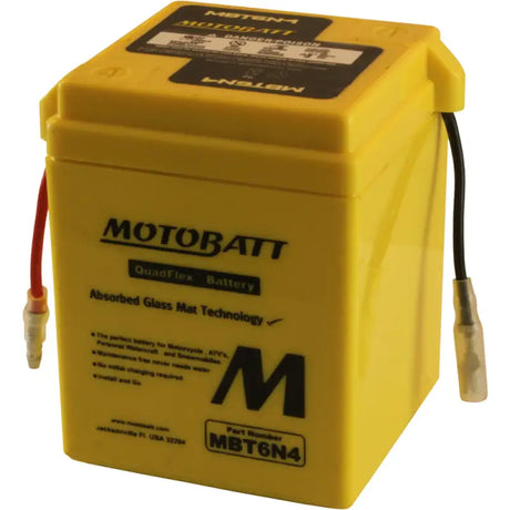 Battery Mbt6n4 Sealed Factory Activated - MOTOBATT