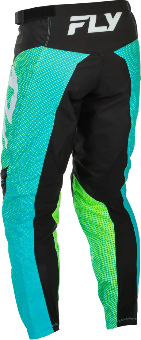 F 16 Pants Aqua/Black/White Sz 42