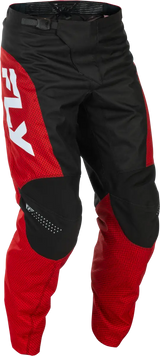 F 16 Pants Red/Black/White Sz 34 - FLY RACING