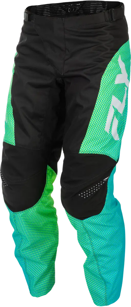 F 16 Pants Aqua/Black/White Sz 42