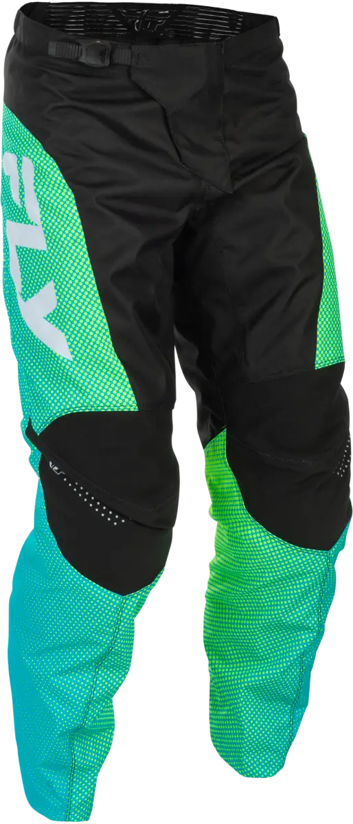 F 16 Pants Aqua/Black/White Sz 42