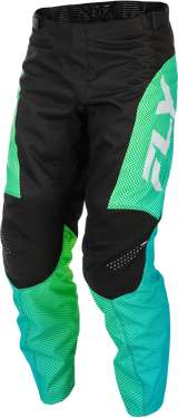 F 16 Pants Aqua/Black/White Sz 40 - FLY RACING