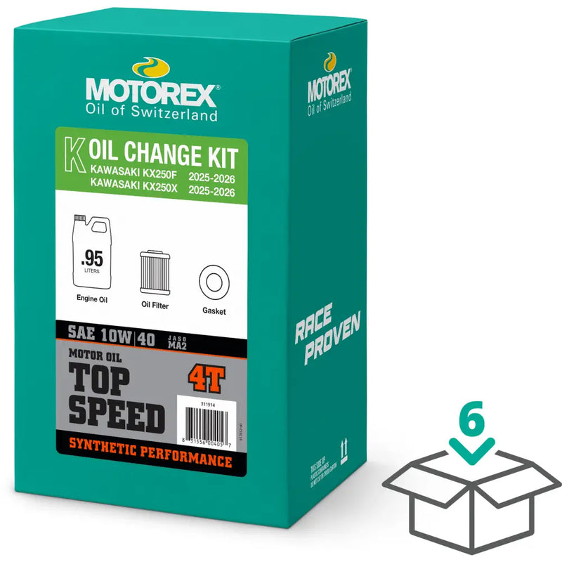Motorex Motorex Top Speed Oil Change Kit Chemicals 311915 - 0.95L 10W40