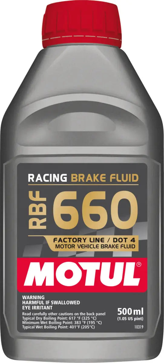 Motul 1/2L Brake Fluid RBF 660 - Racing DOT 4 - 101667