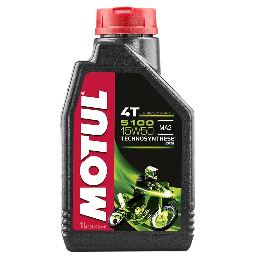 Motul 104080 5100 Ester/Synthetic Engine Oil 15W50 1 Lt