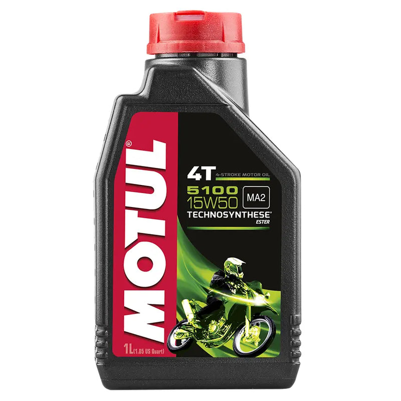 Motul 104080 5100 Ester/Synthetic Engine Oil 15W50 1 Lt