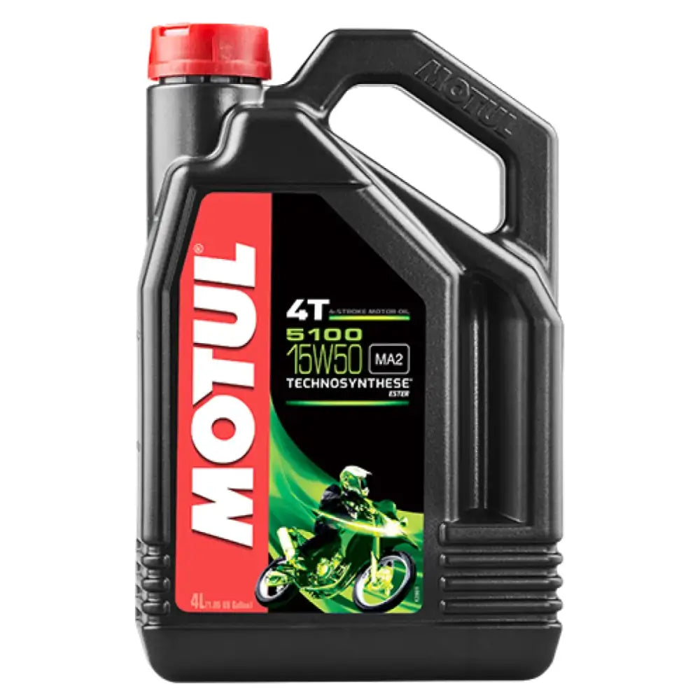 Motul 104083 5100 Ester/Synthetic Engine Oil 15W50 4 Lt - Chemicals