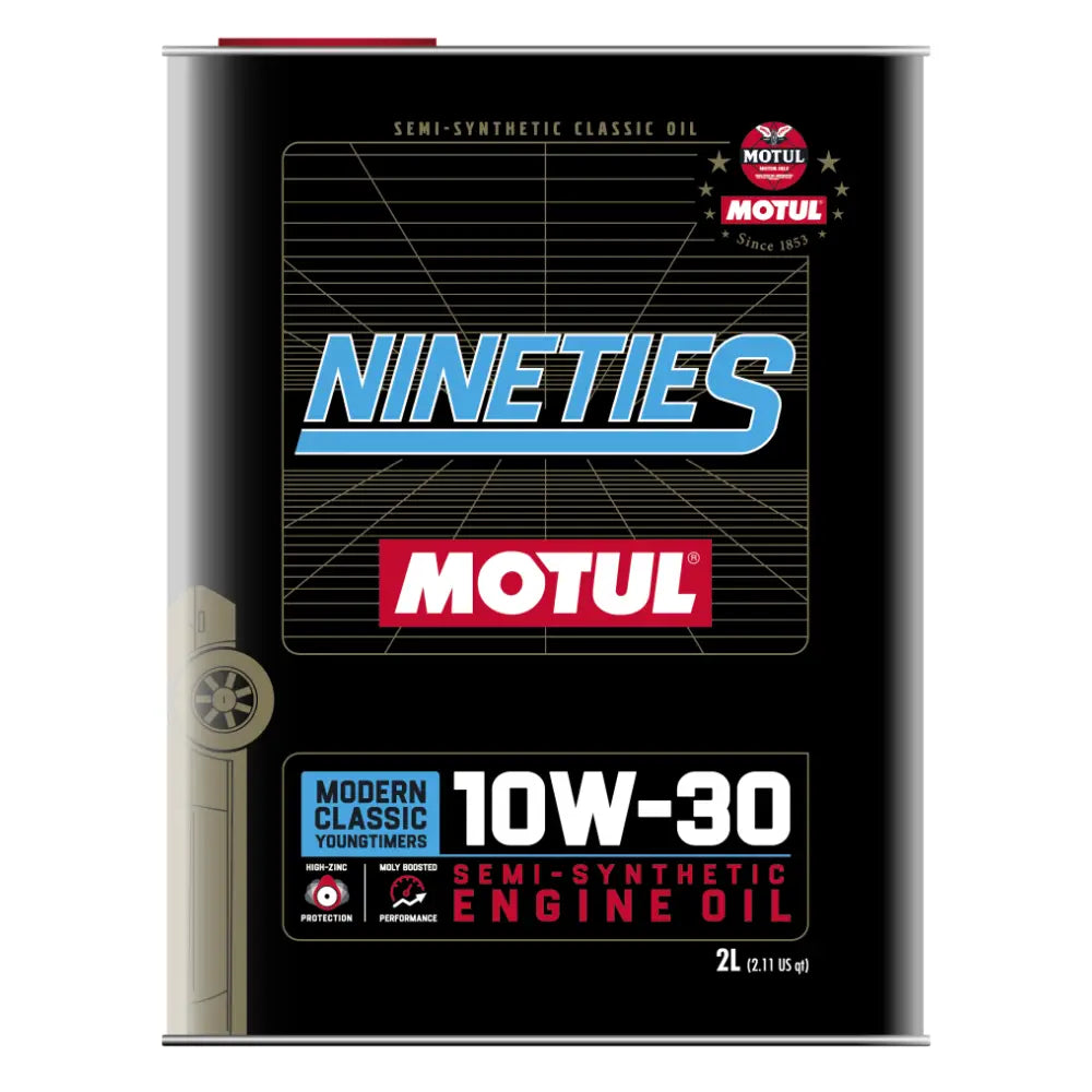 MOTUL 110620 Motul 10W30 Classic Nineties Oil - 10x2L - Case of 10