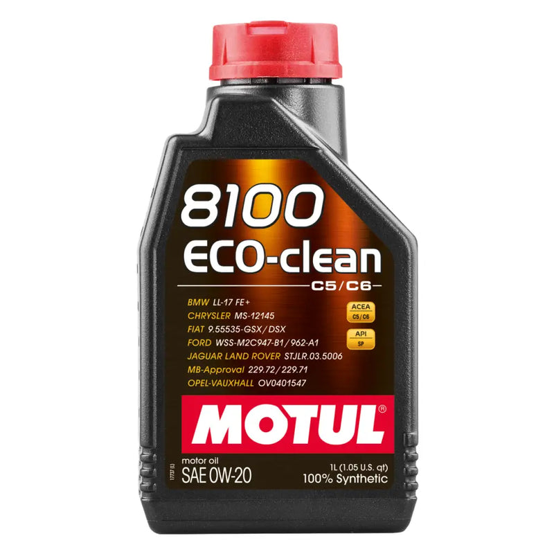 MOTUL 108813 Motul 1L 8100 Eco-Clean 0W20 - Case of 12