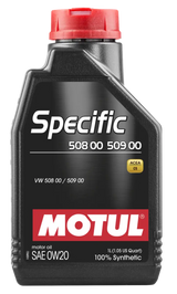 Motul 1L OEM Synthetic Engine Oil SPECIFIC 508 00 509 - 0W20 - Case of 12 - Truck & Automotive