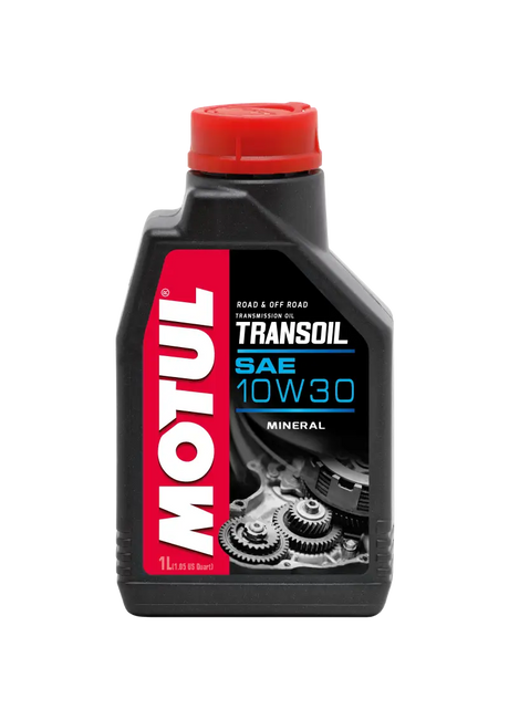 Motul 1L Powersport TRANSOIL SAE 10W30 (Wet Clutch) - Petroleum - Case of 19 - Truck & Automotive