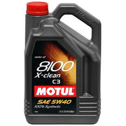 MOTUL 102786 Motul 1L Synthetic Engine Oil 8100 5W40 X-CLEAN C3 -505 01-502 00-505 00-LL04 - Case of 16