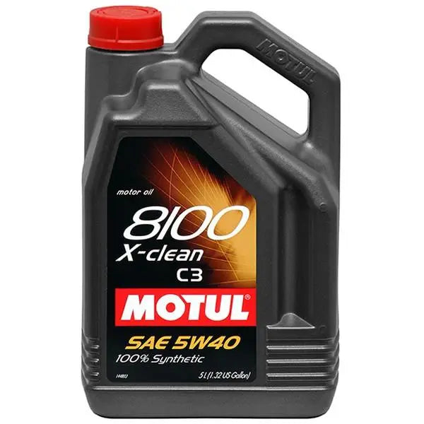 MOTUL 102786 Motul 1L Synthetic Engine Oil 8100 5W40 X-CLEAN C3 -505 01-502 00-505 00-LL04 - Case of 16