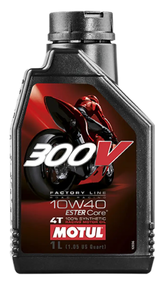 Motul 1L Synthetic-ester Oil 300V Factory Line Road Racing 10W40 - Case of 12 - Truck & Automotive