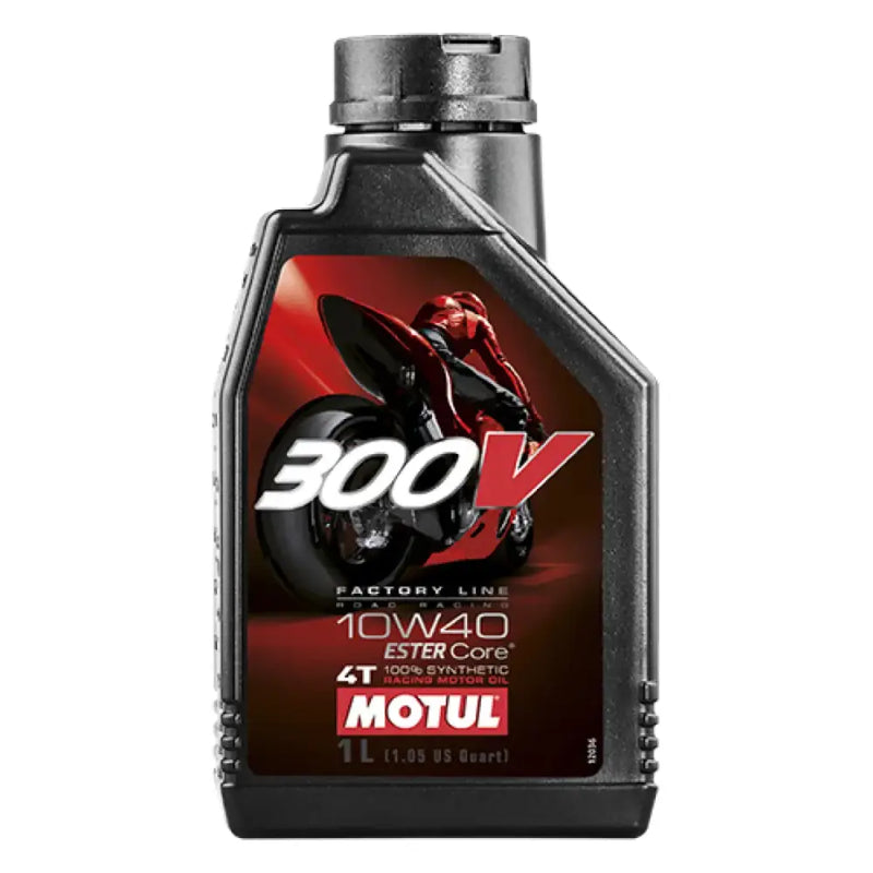 Motul 1L Synthetic-ester Oil 300V Factory Line Road Racing 10W40 - Case of 12 - Truck & Automotive