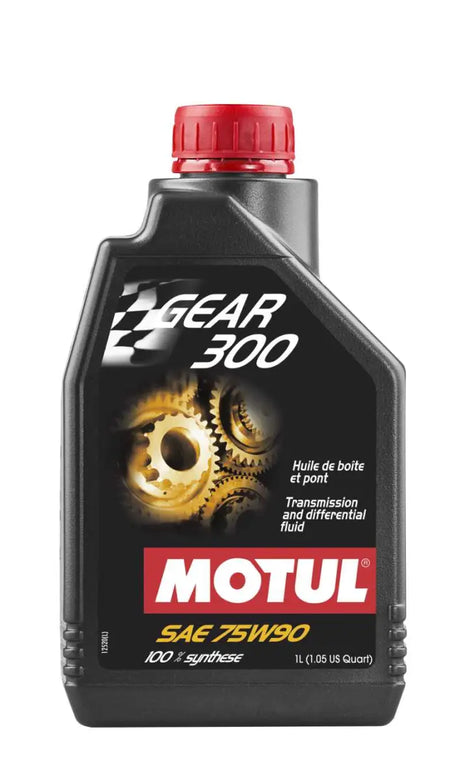 Motul 1L Transmission GEAR 300 75W90 - Synthetic Ester - Case of 12 