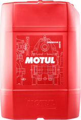 Red Motul oil container for Motul 20L DSG Multi DCTF transmission fluid