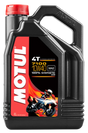 Black plastic jug of Motul 7100 4T 10W40 synthetic engine oil for 4-stroke engines