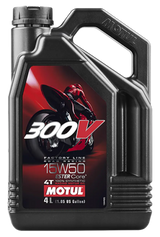 Motul 4L Factory Line Road Racing 300V 15W50 - Case of 4 - Truck & Automotive