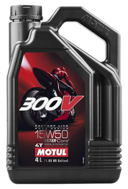Motul 4L Factory Line Road Racing 300V 15W50 - Case of 4 - Truck & Automotive