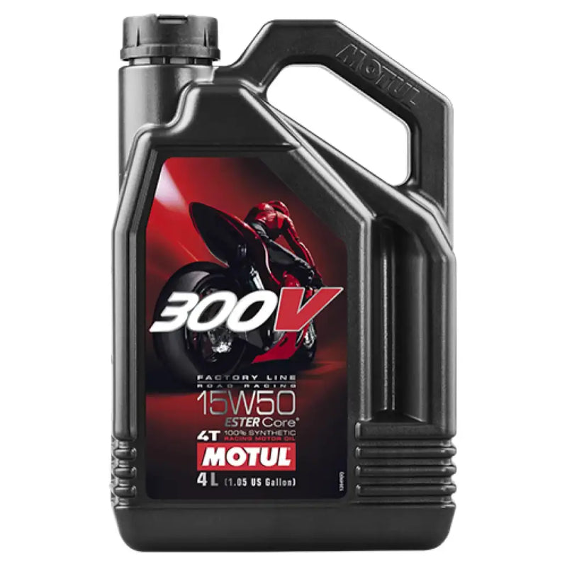 Motul 4L Factory Line Road Racing 300V 15W50 - Case of 4 - Truck & Automotive