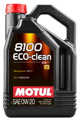 Motul 5L Synthetic Engine Oil 8100 0W20 Eco-Clean - Truck & Automotive