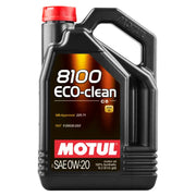 Motul 5L Synthetic Engine Oil 8100 0W20 Eco-Clean - Truck & Automotive