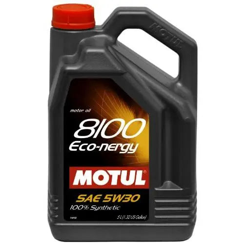 MOTUL 102898 Motul 5L Synthetic Engine Oil 8100 5W30 ECO-NERGY - Ford 913C - Case of 4