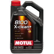 MOTUL 106377 Motul 5L Synthetic Engine Oil 8100 5W30 X-CLEAN Plus - Case of 4