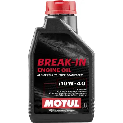 Motul Break In Oil Chemicals 108080 - Break-IN Mineral Engine 4T 10W40 1L