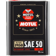MOTUL 104510 Motul Classic SAE 50 Oil - 2L - Case of 6