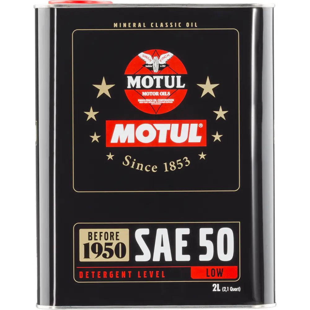 MOTUL 104510 Motul Classic SAE 50 Oil - 2L - Case of 6