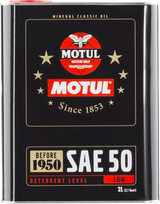 Motul Classic SAE 50 Oil - 2L - Case of 6 - Truck & Automotive