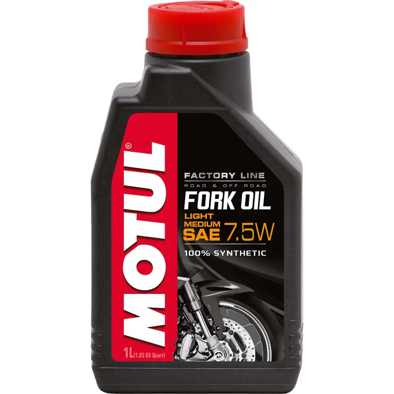 Motul Fork Oil Factory Line Oil Chemicals 114438 - 7.5W 1L 12 Case