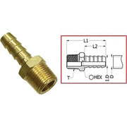 MR-07305 1/4 Pipe To 3/8 Hose Barb Fitt