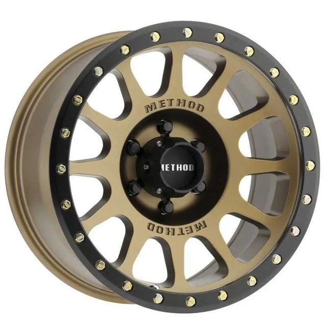Method Wheels MR30589016900 Method MR305 NV 18x9 0mm Offset 6x135 94mm CB Method Bronze/Black Street Loc Wheel