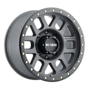 Method Wheels MR30989088818 Method MR309 Grid 18x9 +18mm Offset 8x180 130.81mm CB Titanium/Black Street Loc Wheel