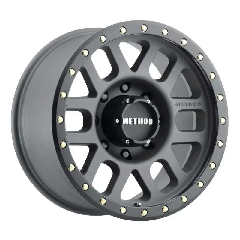 Method Wheels MR30989088818 Method MR309 Grid 18x9 +18mm Offset 8x180 130.81mm CB Titanium/Black Street Loc Wheel