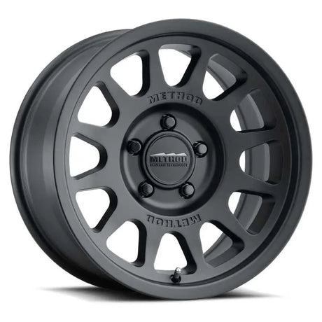 Method Wheels MR70378558500 Method MR703 17x8.5 0mm Offset 5x150 110.5mm CB Matte Black Wheel