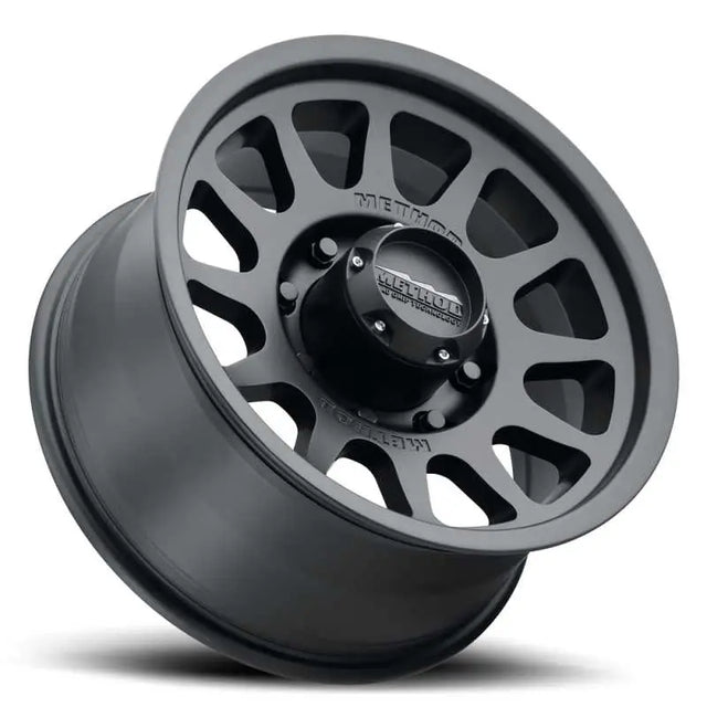 Method Wheels MR70378587500 Method MR703 17x8.5 0mm Offset 8x170 130.81mm CB Matte Black Wheel