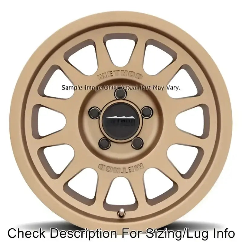 MR70379050912N Method Race Mr703 Bead Grip 17X9 -12Mm Offset - Wheel