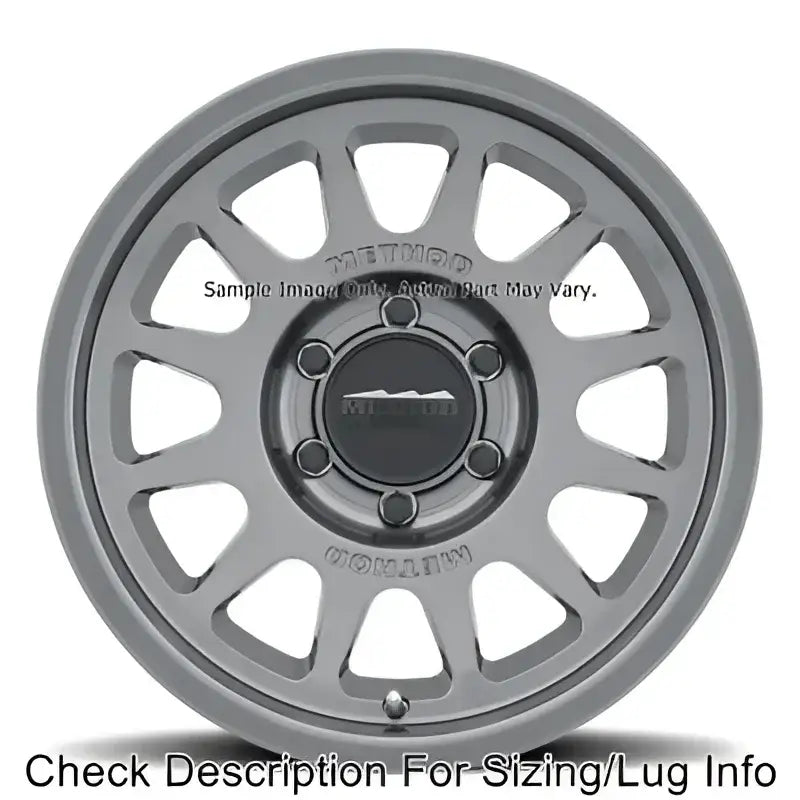 MR70379060812N Method Race Mr703 Bead Grip 17X9 -12Mm Offset - Wheel