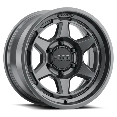 Gray Method brand wheel on MR70889016812 Method Race Gloss Titanium race bike