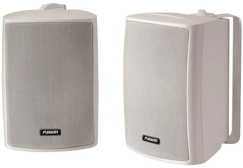 MS-OS420 Fusion Elec Compact Box Speaker Pair White 100W, ideal for RV, automotive, powersports, off-road, marine, exterior, truck accessories, interior, truck bed, rv parts, AVADA - Best Sellers