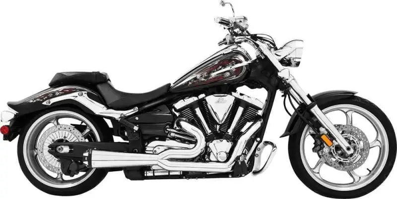 MS00012 Exhaust 2 Into 1 Black M109r