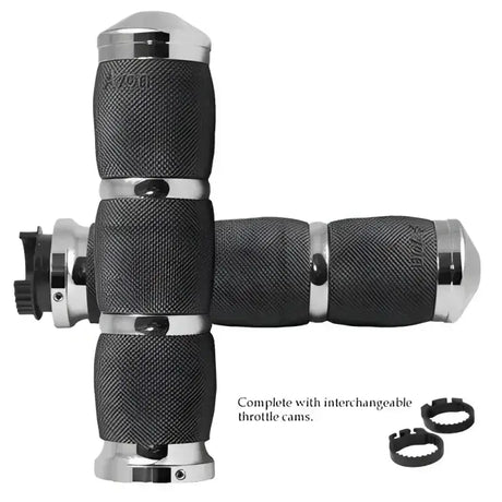 MT-AIR-90-CH Air Cushioned Grips 1" Chrome 