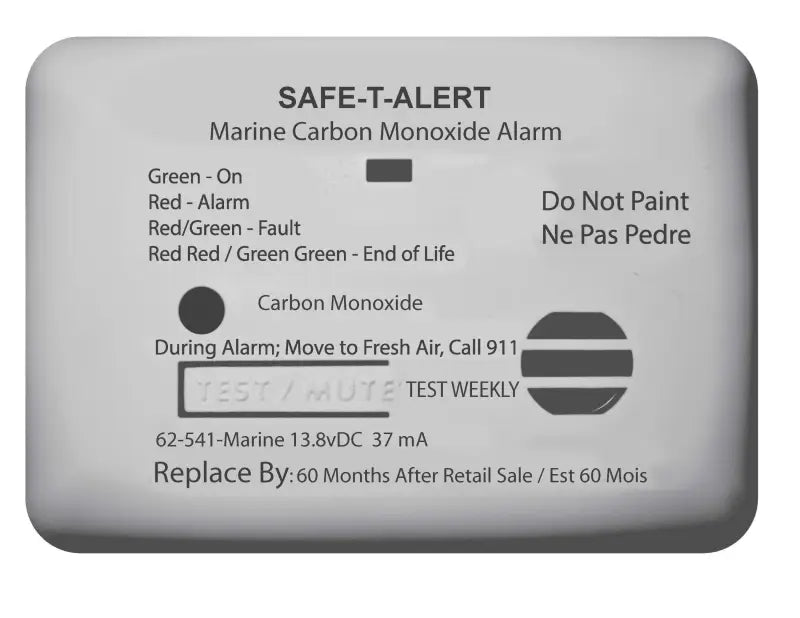 62-541-WT-MARINE Carbon Monoxide Detector